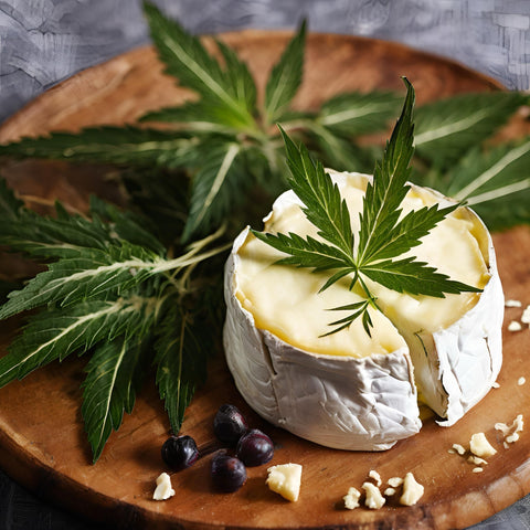 Camembert rôti au CBD