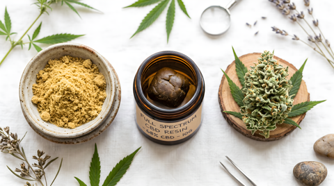 Résines & Pollens CBD : le guide simple du hash