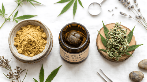 Résines & Pollens CBD : le guide simple du hash