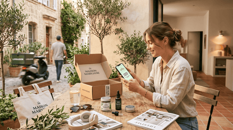 Illustration CBD Aix-en-Provence Livraison 24-48 Heures Maison Maryjane