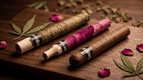 Les cannagars CBD classiques : Canna, Blunt et Pétales de Roses