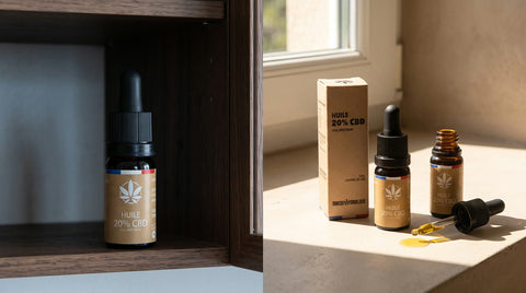 Conserver son huile de CBD Maison Maryjane
