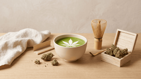 Illustration Blog Matcha et CBD Conseils, Guide et recettes Maison Maryjane