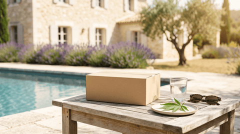 Illustration Fleur cbd provence