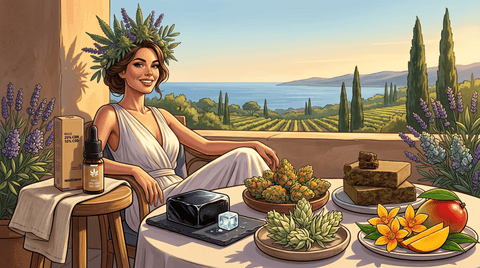 Illustration Blog Sélection estivale CBD Maison Maryjane