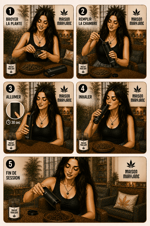 Accessoire CBD Vaporisateur CBD Portable Sans Combustion XMAX STARRY 4 — qualité premium
