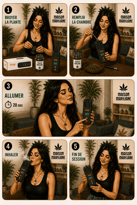 Accessoire CBD Vaporisateur CBD Portable Hybride Venty — qualité premium