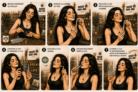 Accessoire CBD Vaporisateur CBD Dynavap M7 — qualité premium