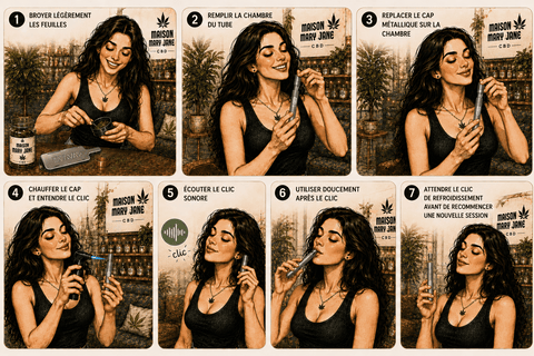 Accessoire CBD Vaporisateur CBD Dynavap M7 — qualité premium